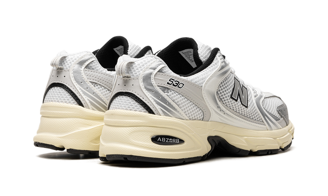 New Balance 530 Silver White Mesh Retro Sneakers