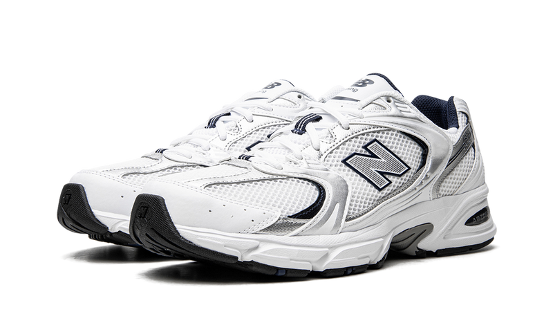 New Balance 530 White Navy Silver Mesh Retro Sneakers