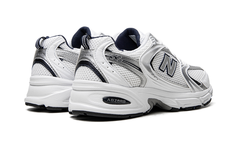 New Balance 530 White Navy Silver Mesh Retro Sneakers