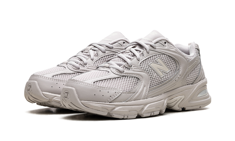 New Balance 530 Light Grey Mesh Running Sneakers