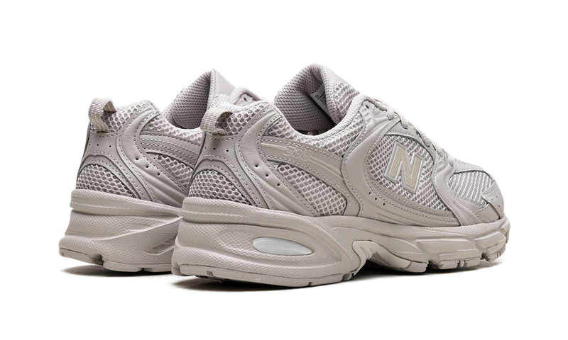 New Balance 530 Light Grey Mesh Running Sneakers