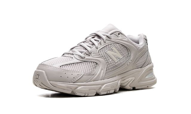 New Balance 530 Light Grey Mesh Running Sneakers