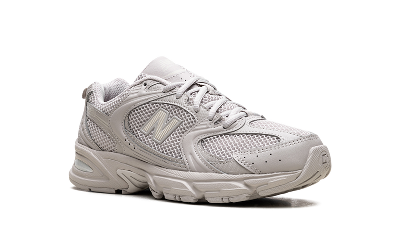 New Balance 530 Light Grey Mesh Running Sneakers