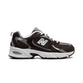 New Balance 530 Dark Brown Grey Mesh Suede Sneakers