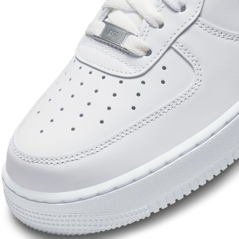 Nike Air Force 1 '07 Triple White Leather Sneakers