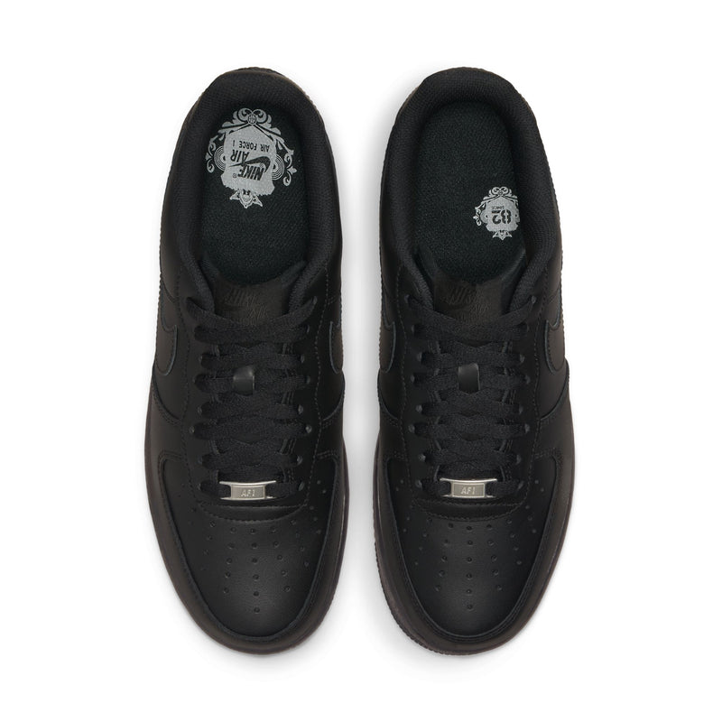 Nike Air Force 1 '07 Triple Black Leather Sneakers