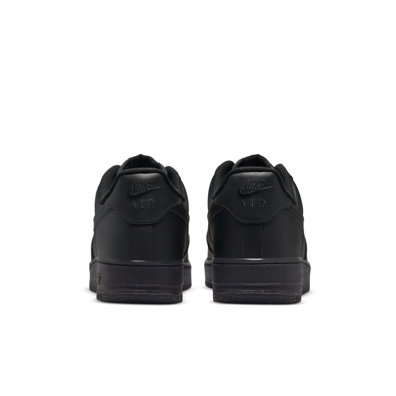 Nike Air Force 1 '07 Triple Black Leather Sneakers
