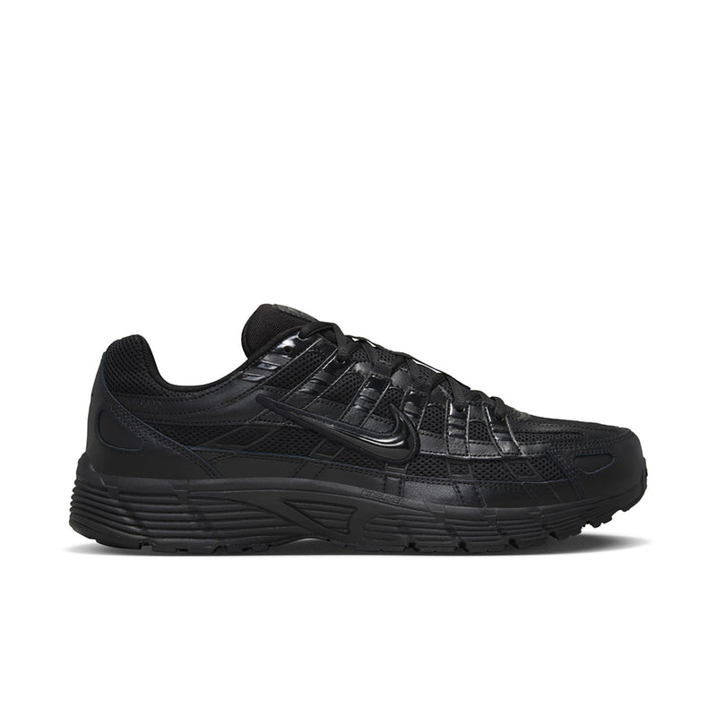 Nike P-6000 Triple Black Mesh Retro Running Sneakers