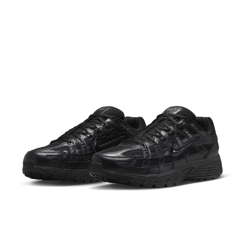 Nike P-6000 Triple Black Mesh Retro Running Sneakers