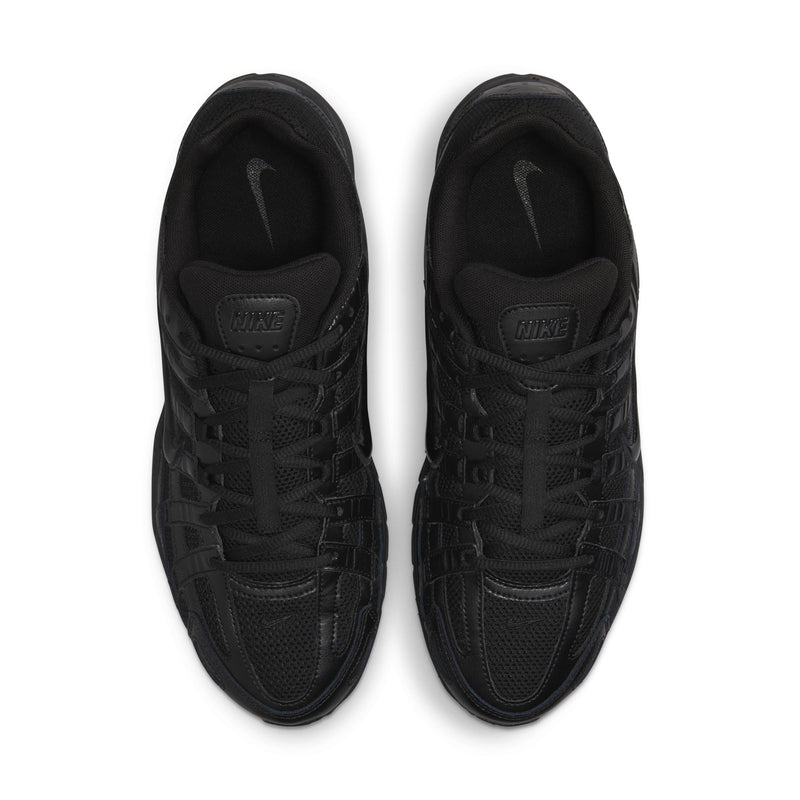 Nike P-6000 Triple Black Mesh Retro Running Sneakers