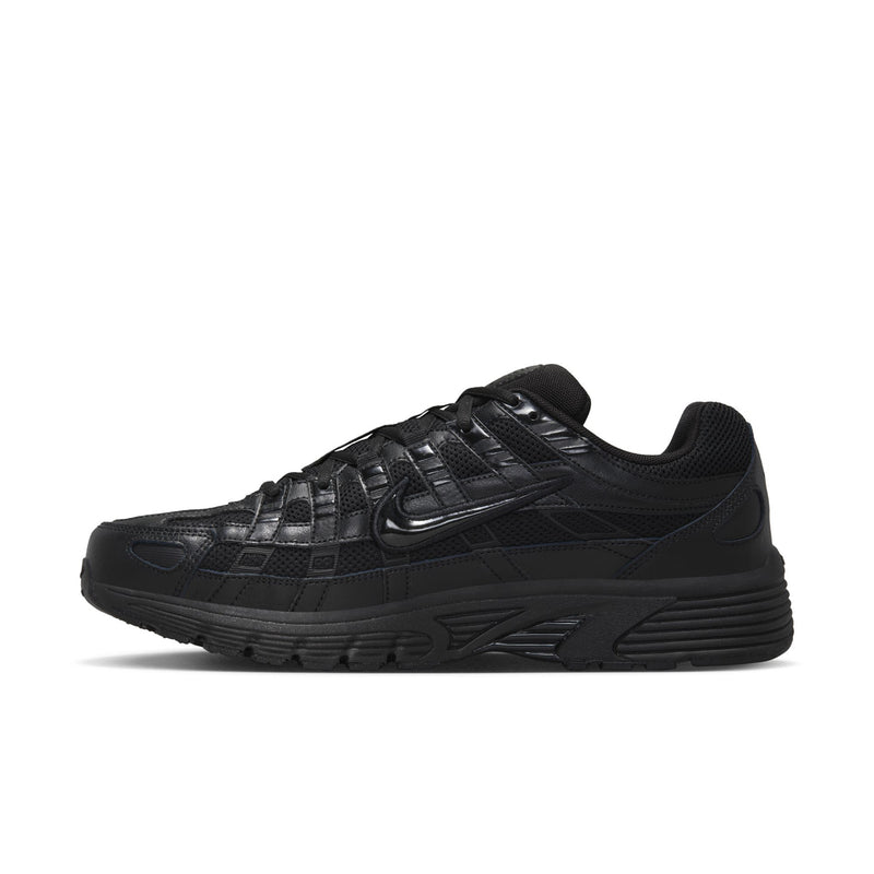 Nike P-6000 Triple Black Mesh Retro Running Sneakers