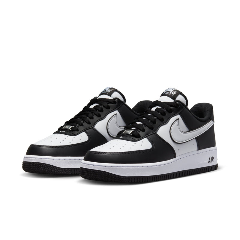 Nike Air Force 1 '07 Black & White Leather Sneakers
