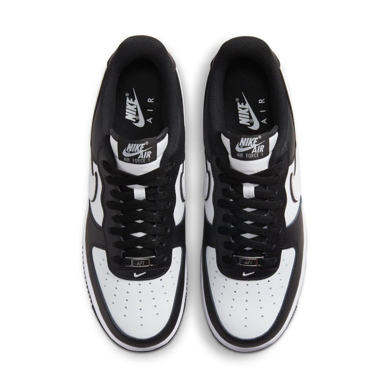 Nike Air Force 1 '07 Black & White Leather Sneakers