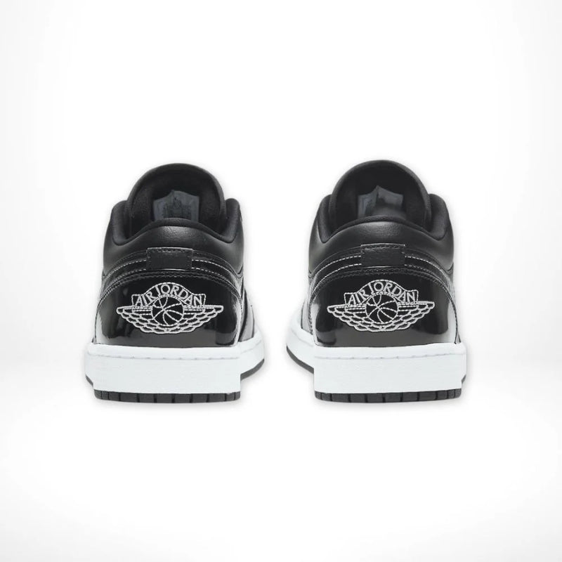 Air Jordan 1 Low Black Patent Leather Sneakers